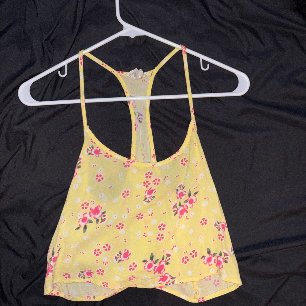 Floral Yellow Women's Top